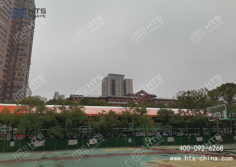 在湖南地區(qū)做的快速裝配式籃球場案例，保證看完讓您心動(dòng)