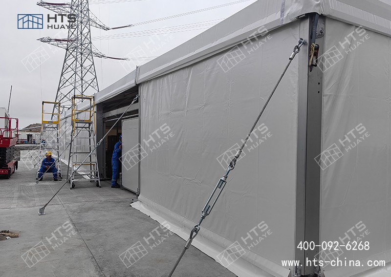 倉儲篷房為核電行業(yè)打造高效倉儲空間