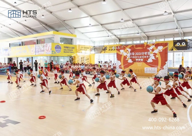 裝配式篷房籃球館有效利用各類存量建設(shè)用地，避免資源浪費(fèi)